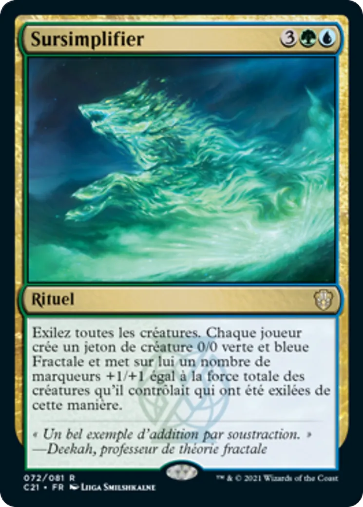 Sursimplifier — Commander 2021 — Magic: The Gathering