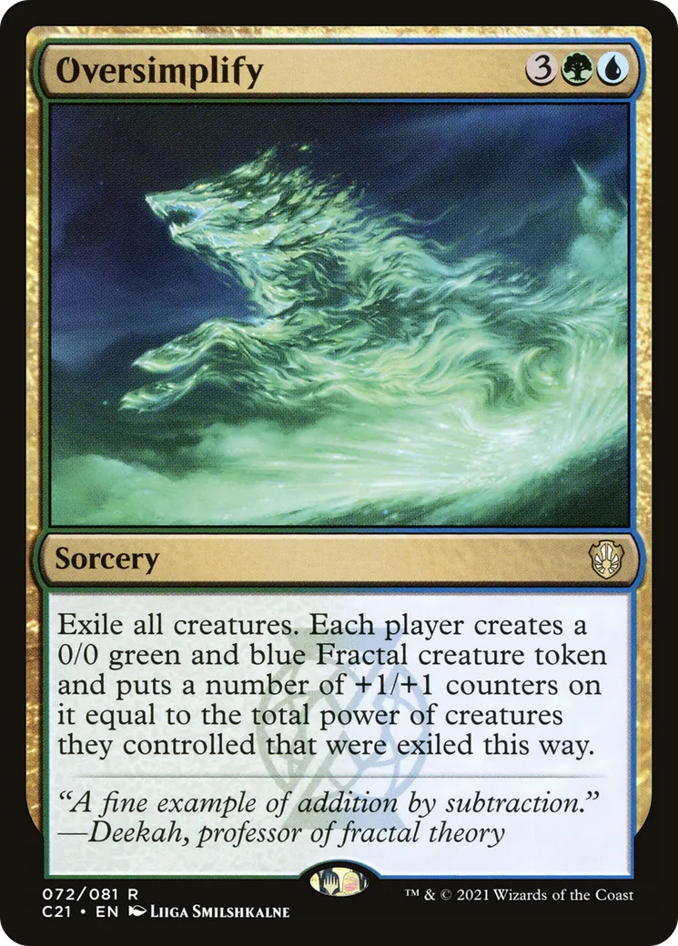 Sursimplifier — Commander 2021 — Magic: The Gathering