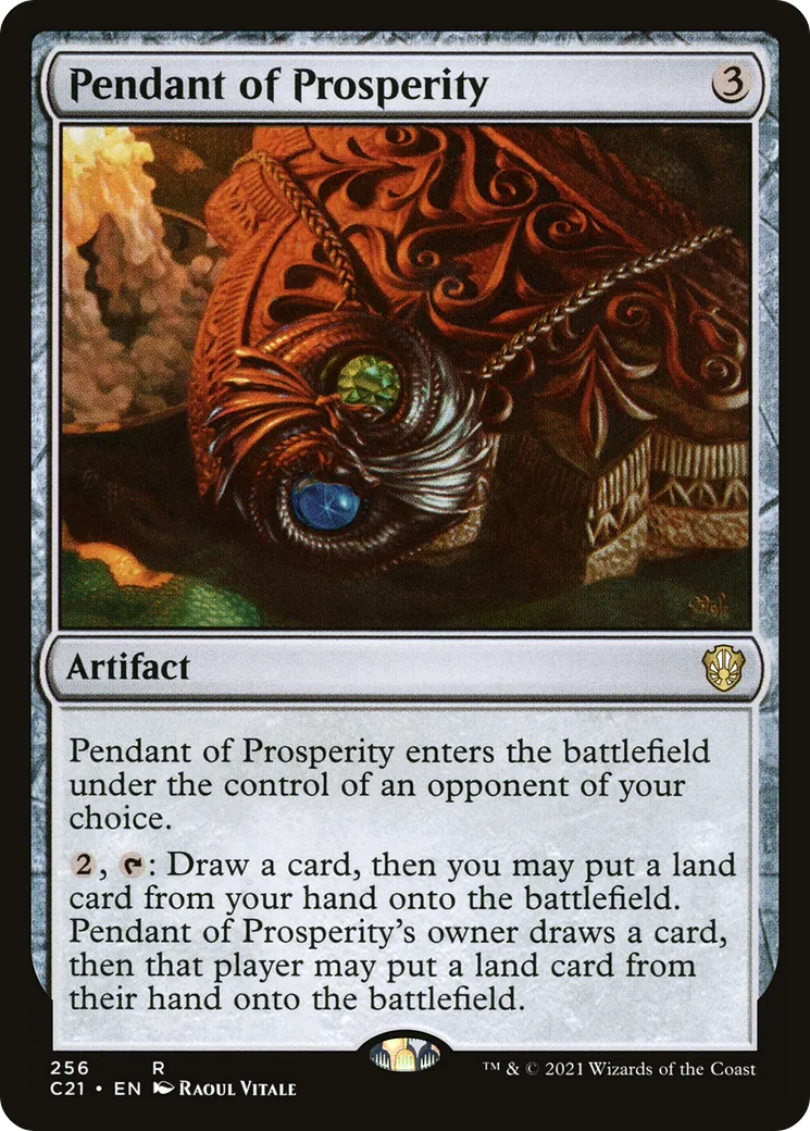 Pendant of Prosperity from Commander 2021 - Magic: The Gathering