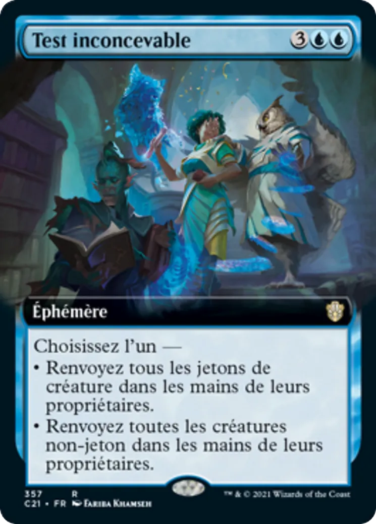 Test inconcevable from Commander 2021 - Magic: The Gathering