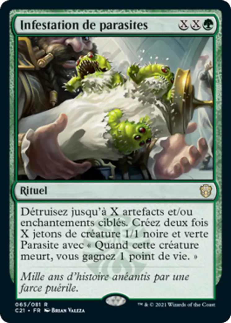 Infestation de parasites — Commander 2021 — Magic: The Gathering