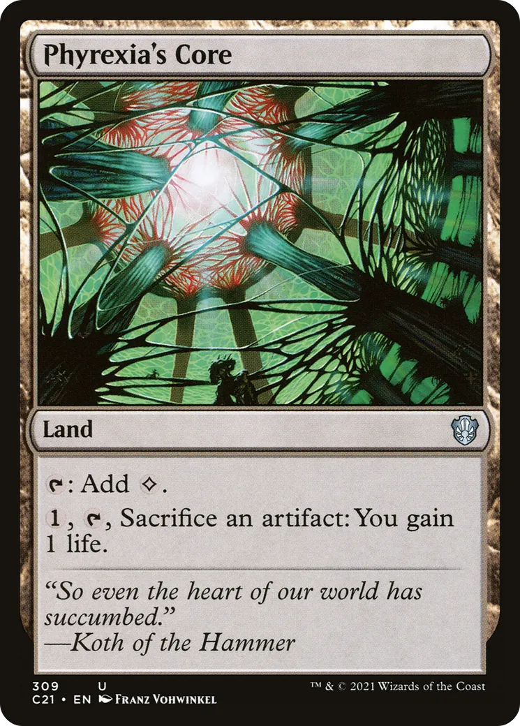Phyrexia's Core — Commander 2021 — Magic: The Gathering