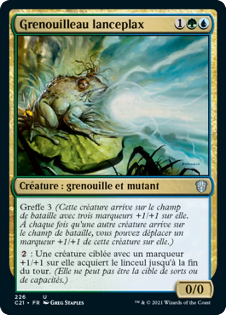 Grenouilleau lanceplax — Commander 2021 — Magic: The Gathering