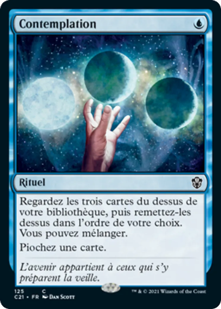 Contemplation — Commander 2021 — Magic: The Gathering