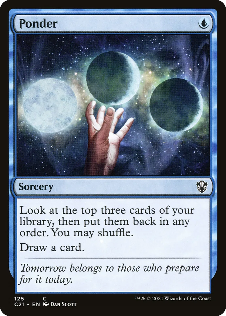 Ponder — Commander 2021 — Magic: The Gathering