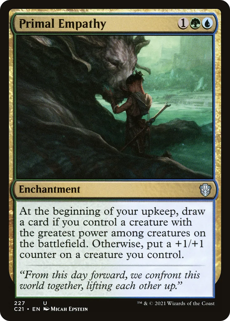 Empathie primordiale — Commander 2021 — Magic: The Gathering