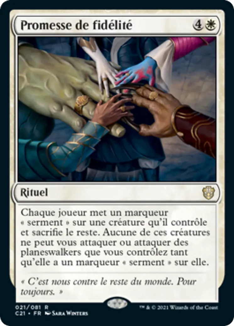 Promesse de fidélité — Commander 2021 — Magic: The Gathering