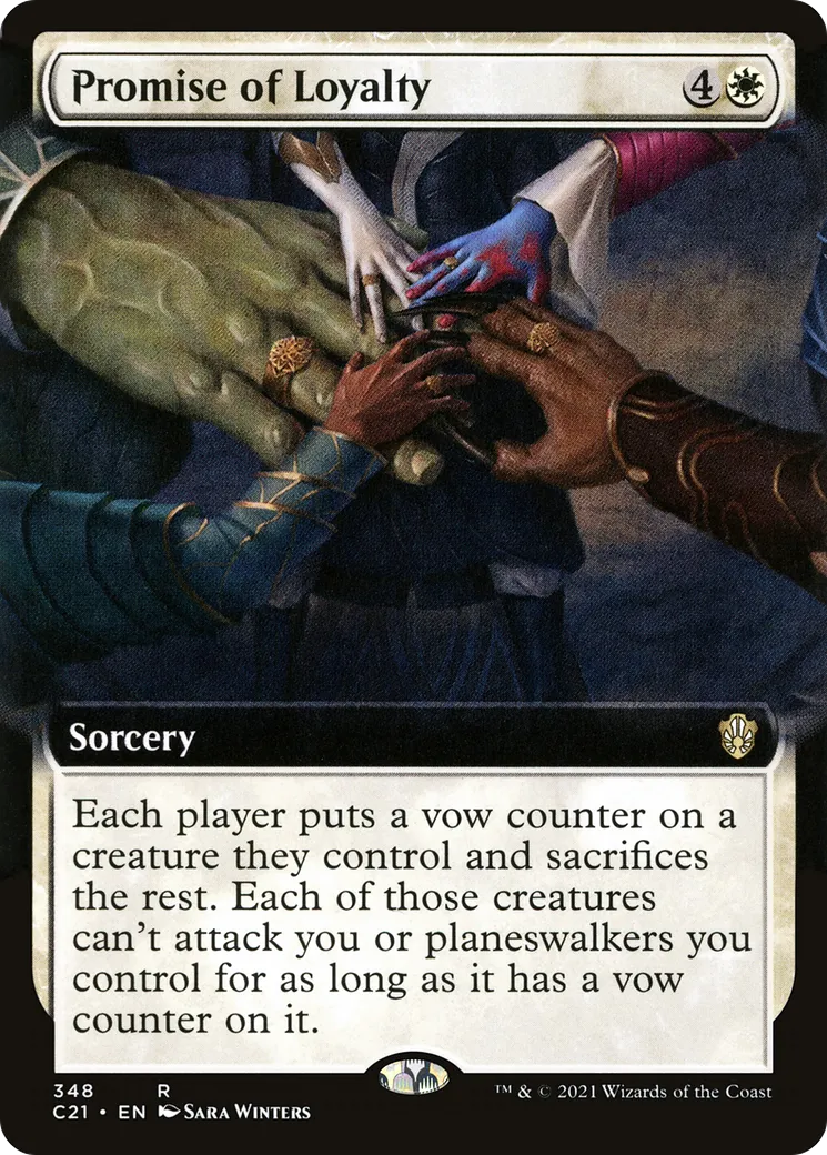 Promise of Loyalty — Commander 2021 — Magic: The Gathering