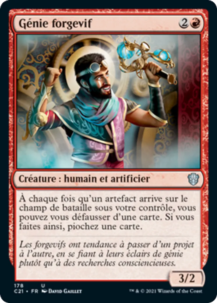 Génie forgevif — Commander 2021 — Magic: The Gathering