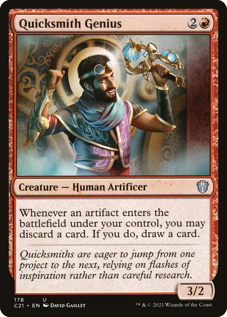 Quicksmith Genius — Commander 2021 — Magic: The Gathering