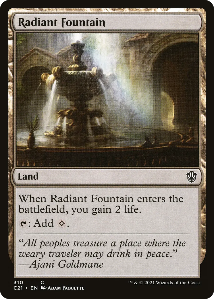 Radiant Fountain — Commander 2021 — Magic: The Gathering