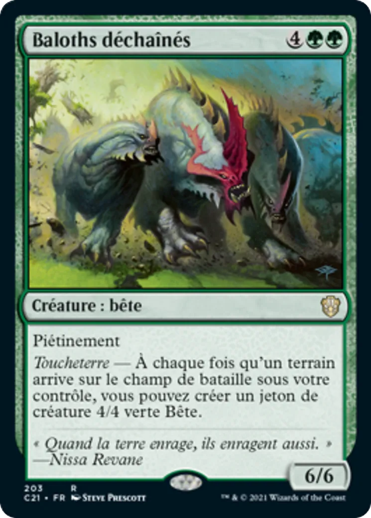 Baloths déchaînés from Commander 2021 - Magic: The Gathering