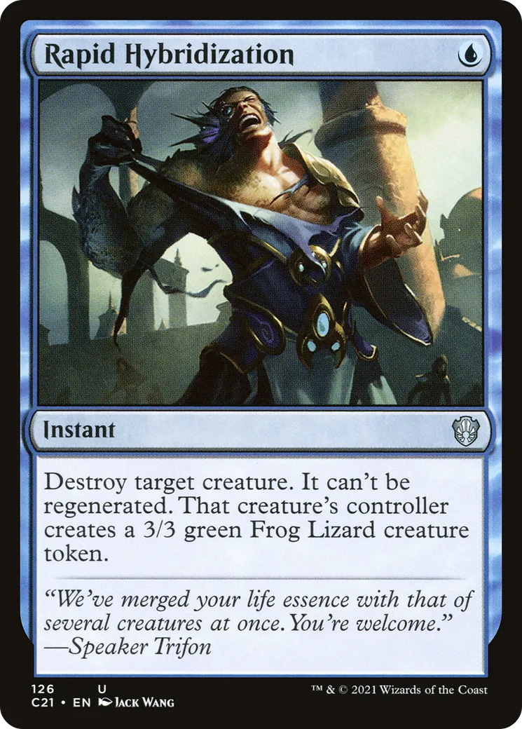 Rapid Hybridization — Commander 2021 — Magic: The Gathering