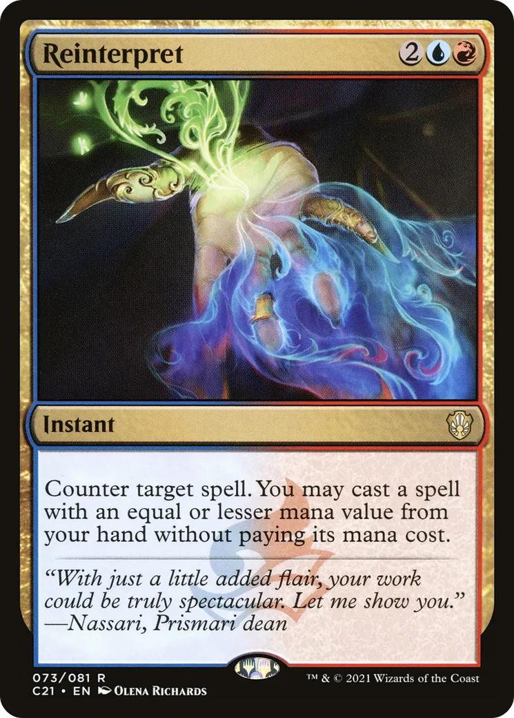 Reinterpret — Commander 2021 — Magic: The Gathering