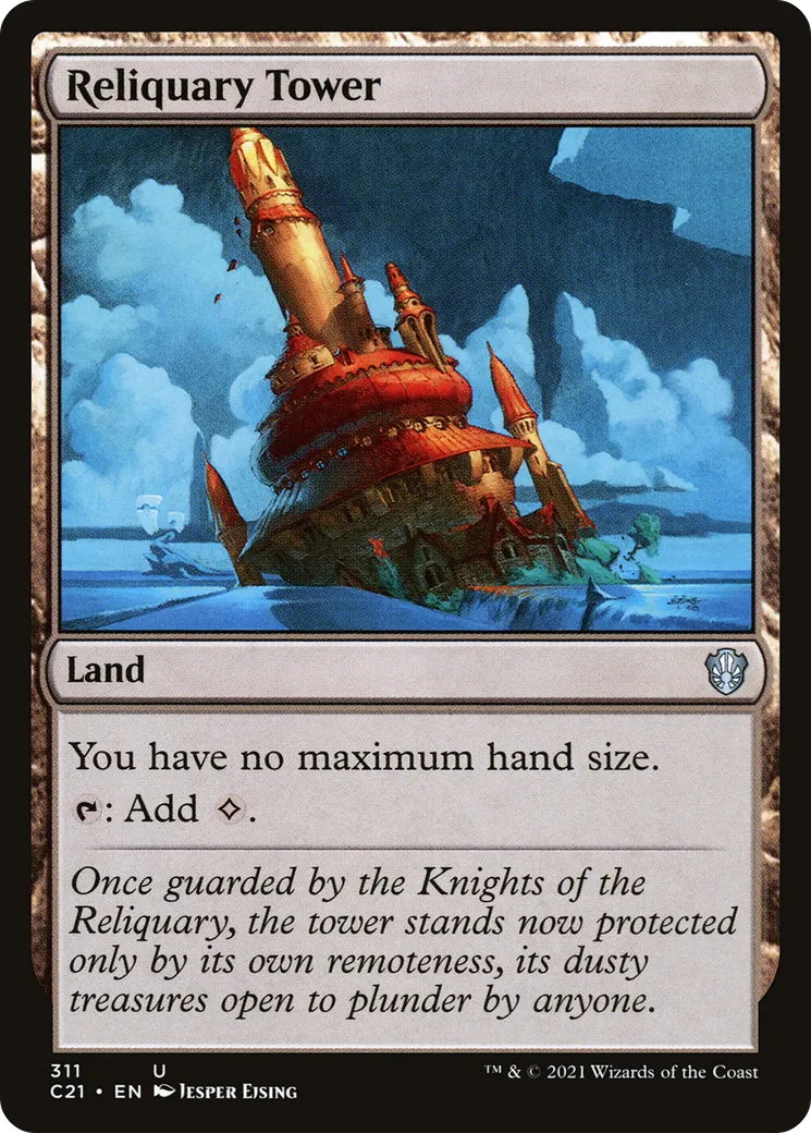 Reliquary Tower — Commander 2021 — Magic: The Gathering