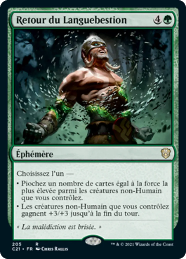 Retour du Languebestion — Commander 2021 — Magic: The Gathering