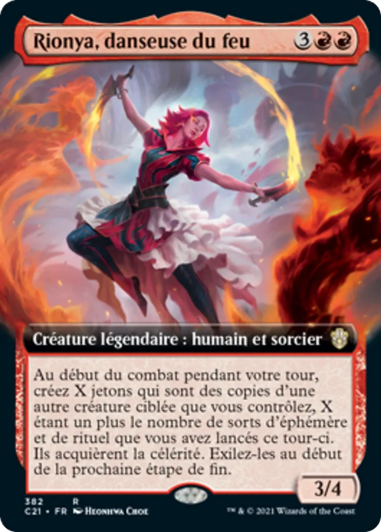 Rionya, danseuse du feu — Commander 2021 — Magic: The Gathering