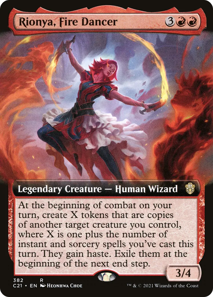 Rionya, Fire Dancer — Commander 2021 — Magic: The Gathering
