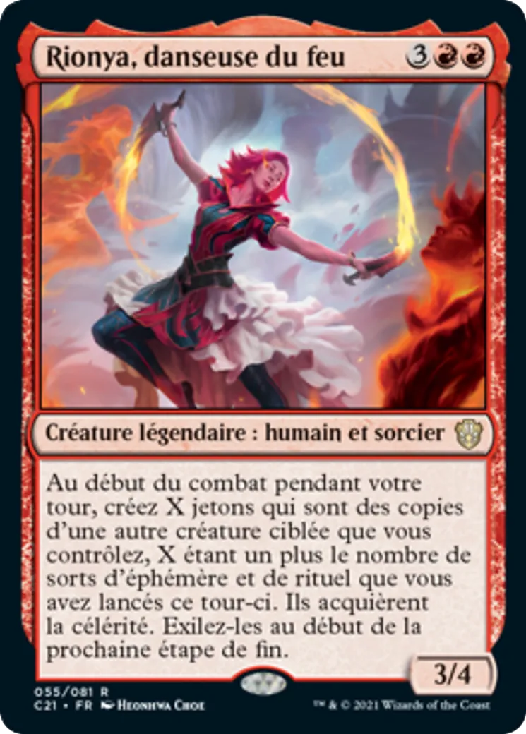 Rionya, danseuse du feu — Commander 2021 — Magic: The Gathering