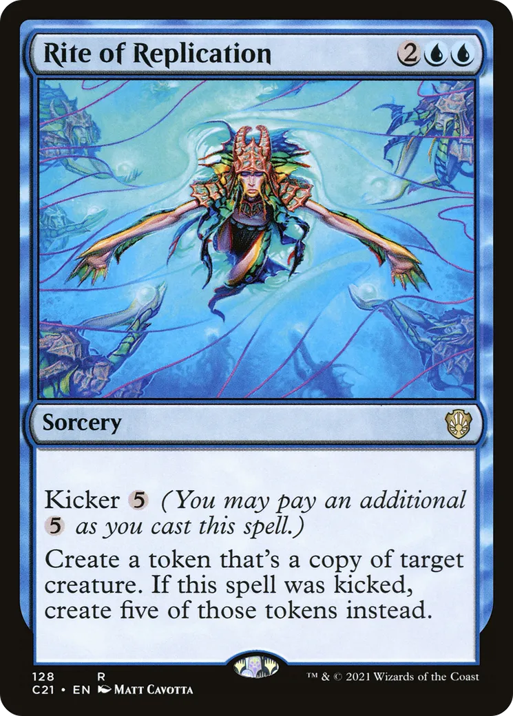 Rite of Replication — Commander 2021 — Magic: The Gathering