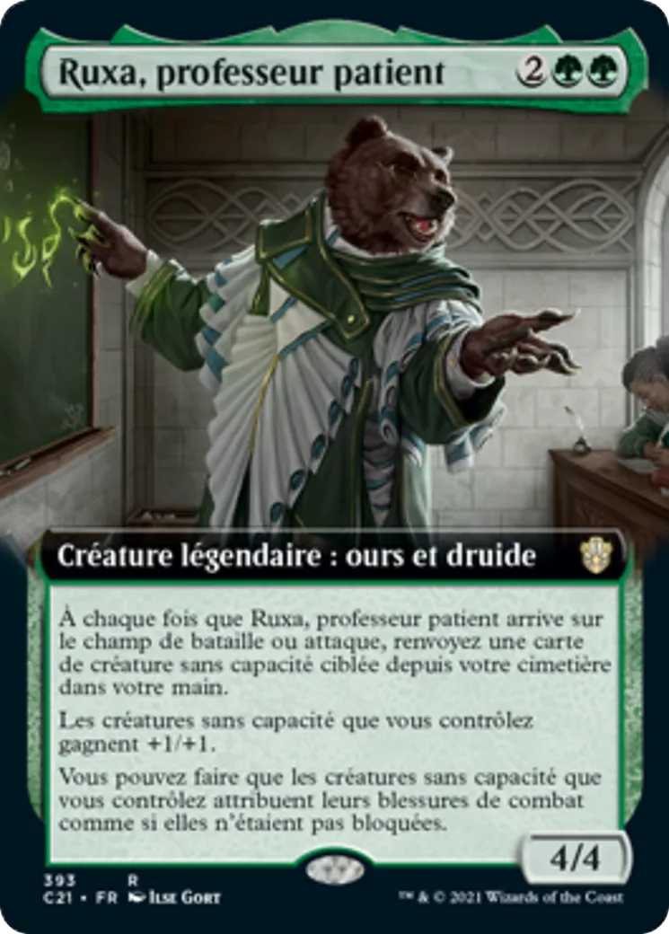 Ruxa, professeur patient from Commander 2021 - Magic: The Gathering