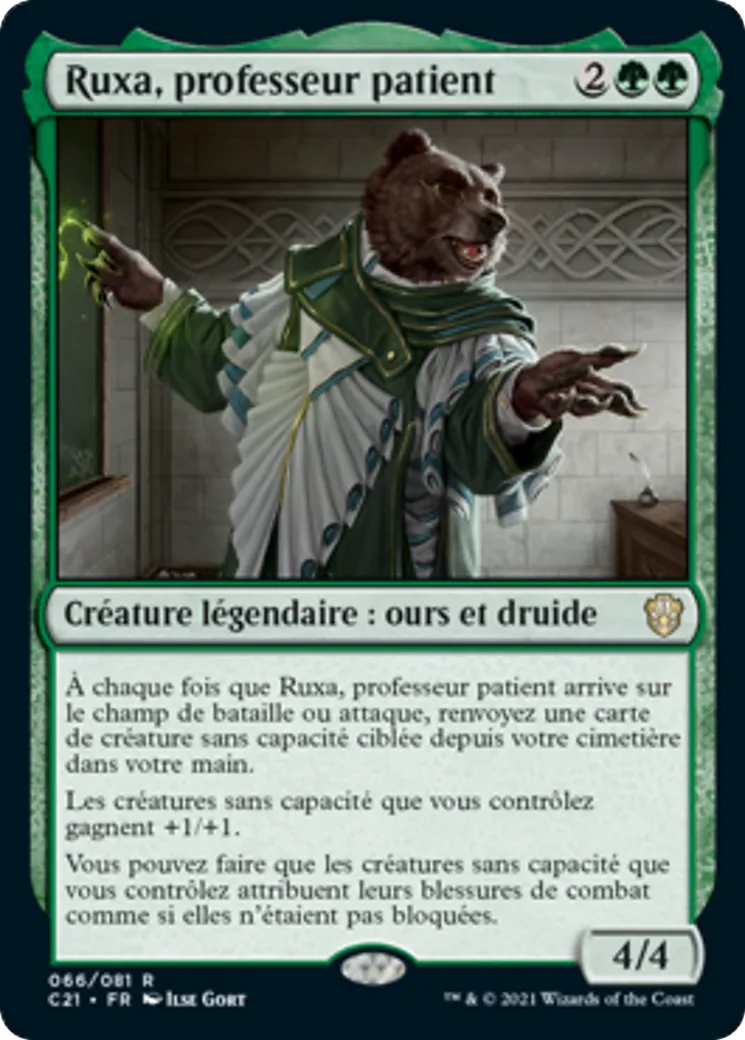 Ruxa, professeur patient from Commander 2021 - Magic: The Gathering