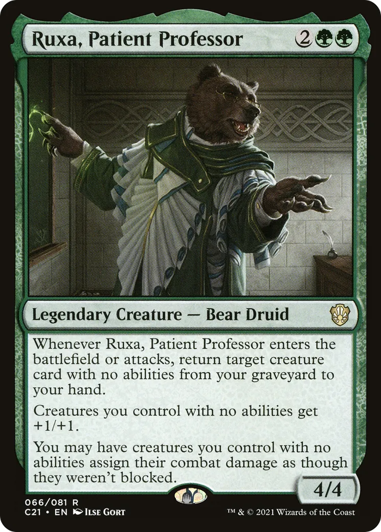 Ruxa, Patient Professor — Commander 2021 — Magic: The Gathering