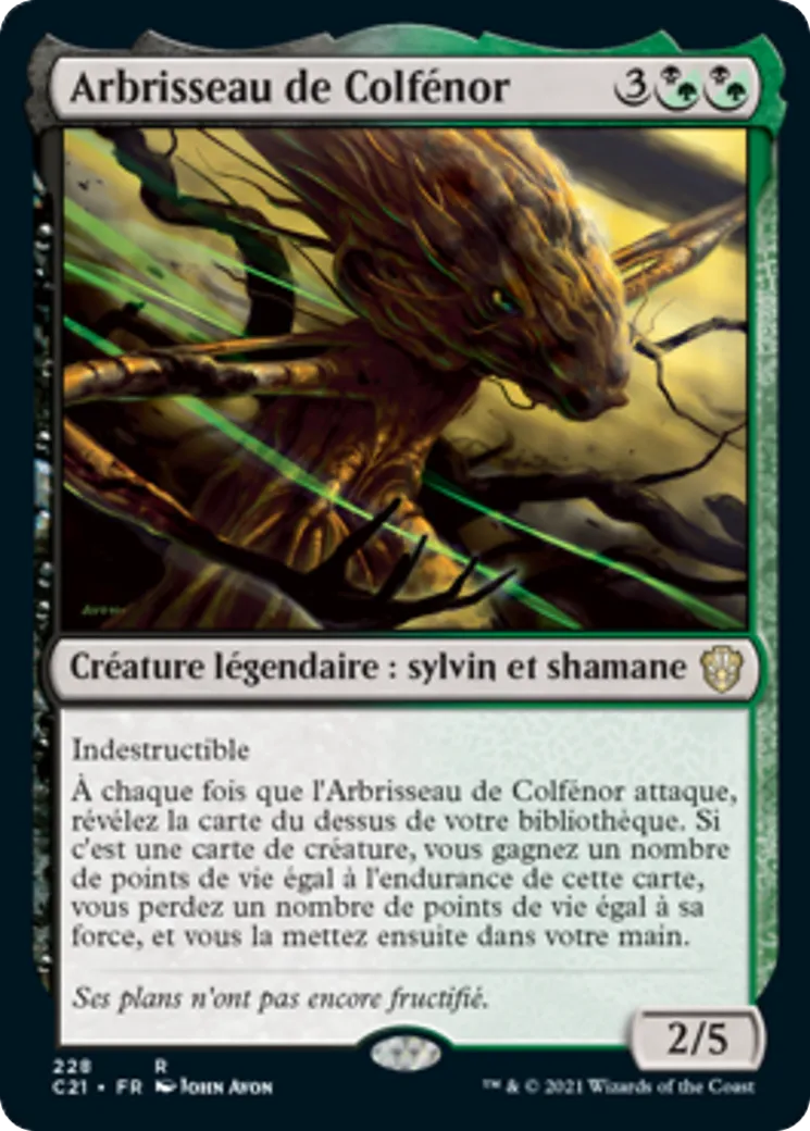 Arbrisseau de Colfénor from Commander 2021 - Magic: The Gathering