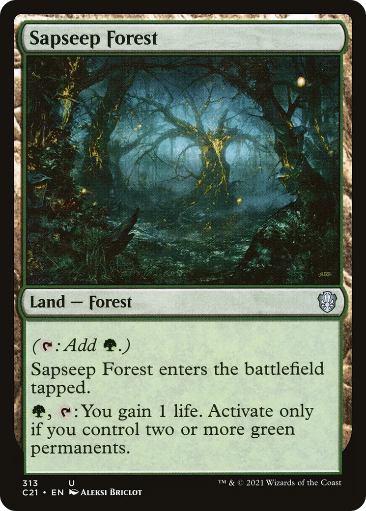 Sapseep Forest — Commander 2021 — Magic: The Gathering