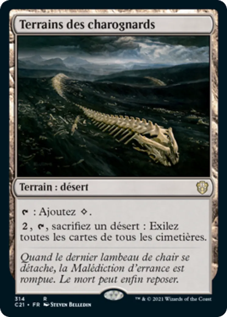 Terrains des charognards — Commander 2021 — Magic: The Gathering