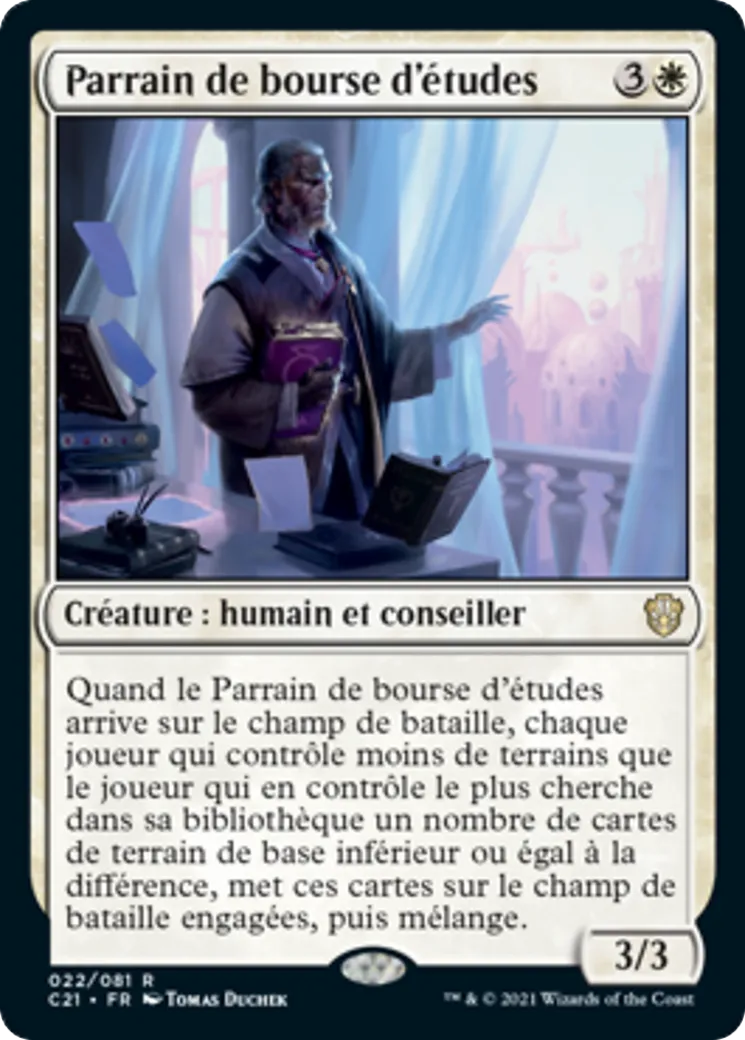 Parrain de bourse d'études — Commander 2021 — Magic: The Gathering
