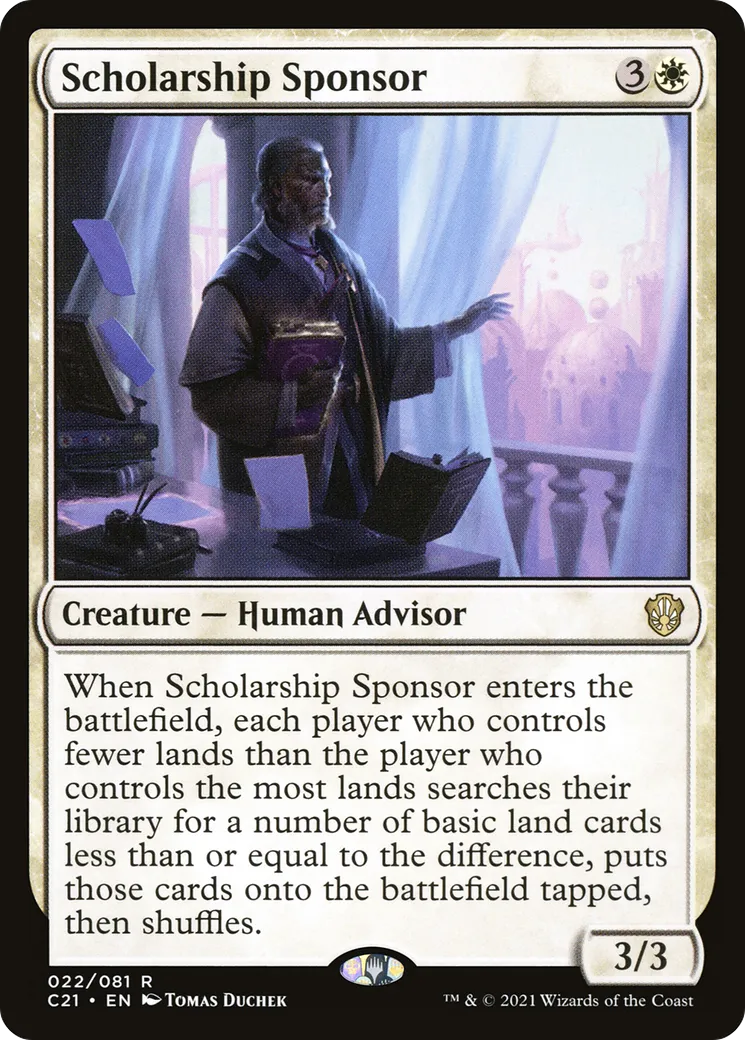 Scholarship Sponsor — Commander 2021 — Magic: The Gathering