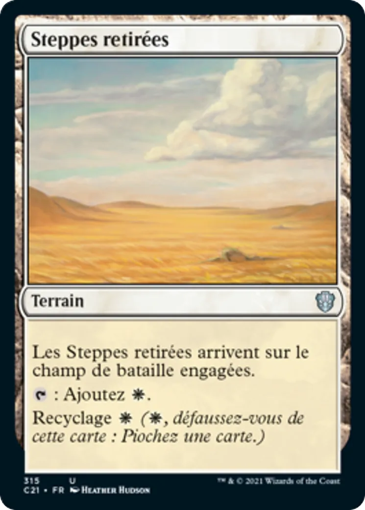 Steppes retirées — Commander 2021 — Magic: The Gathering
