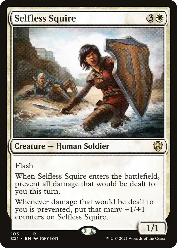 Écuyère dévouée — Commander 2021 — Magic: The Gathering