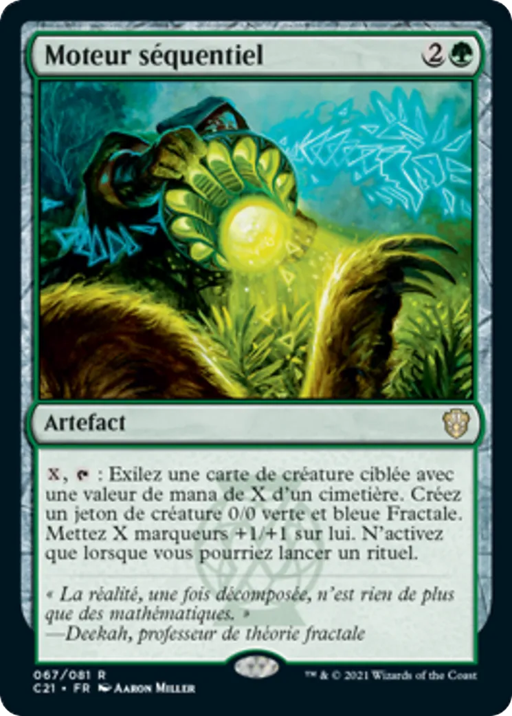 Moteur séquentiel from Commander 2021 - Magic: The Gathering