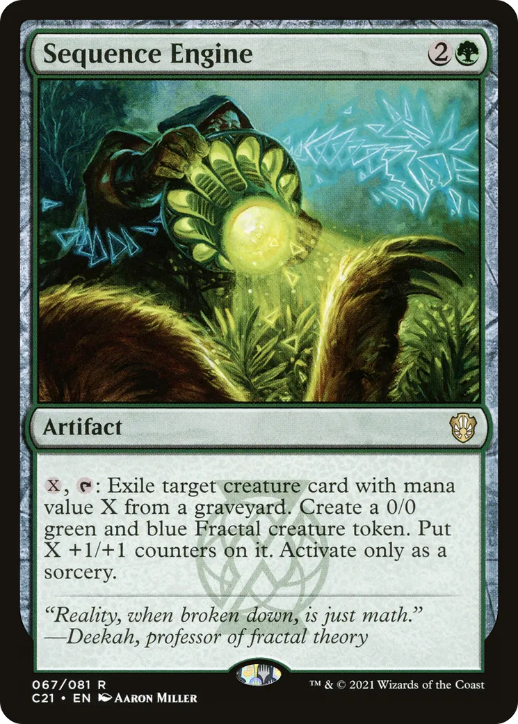 Sequence Engine from Commander 2021 - Magic: The Gathering
