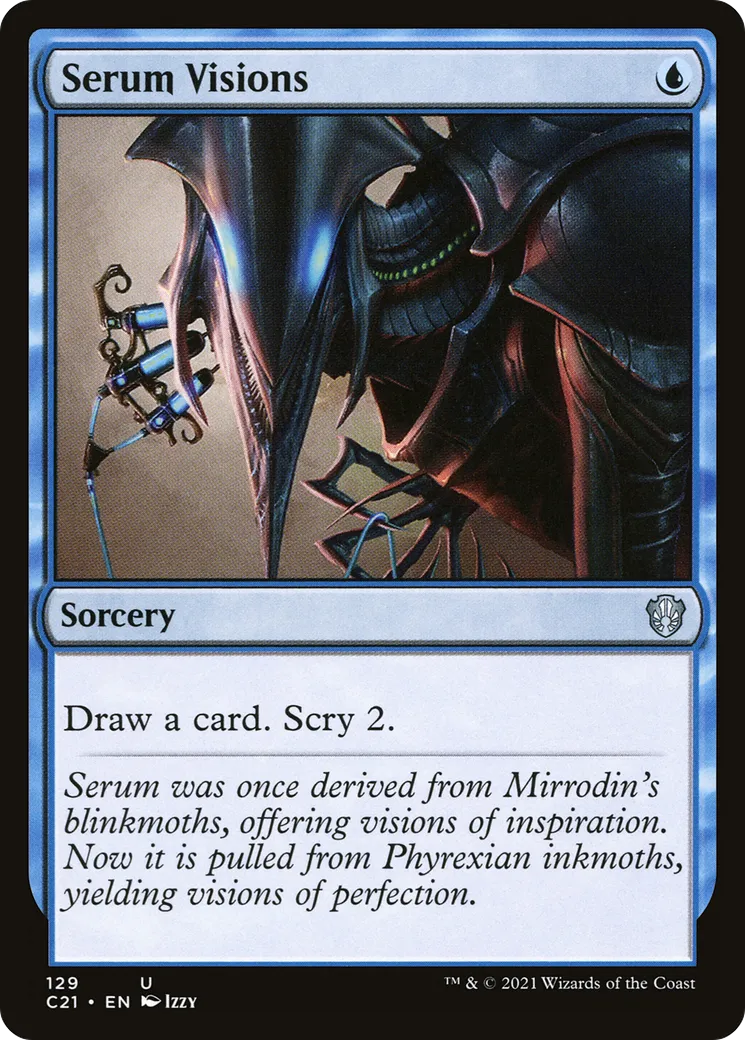 Serum Visions — Commander 2021 — Magic: The Gathering