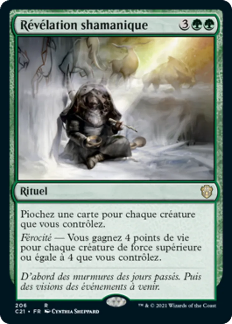 Révélation shamanique — Commander 2021 — Magic: The Gathering
