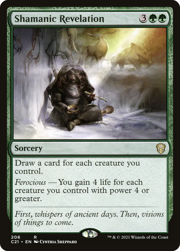 Shamanic Revelation — Commander 2021 — Magic: The Gathering