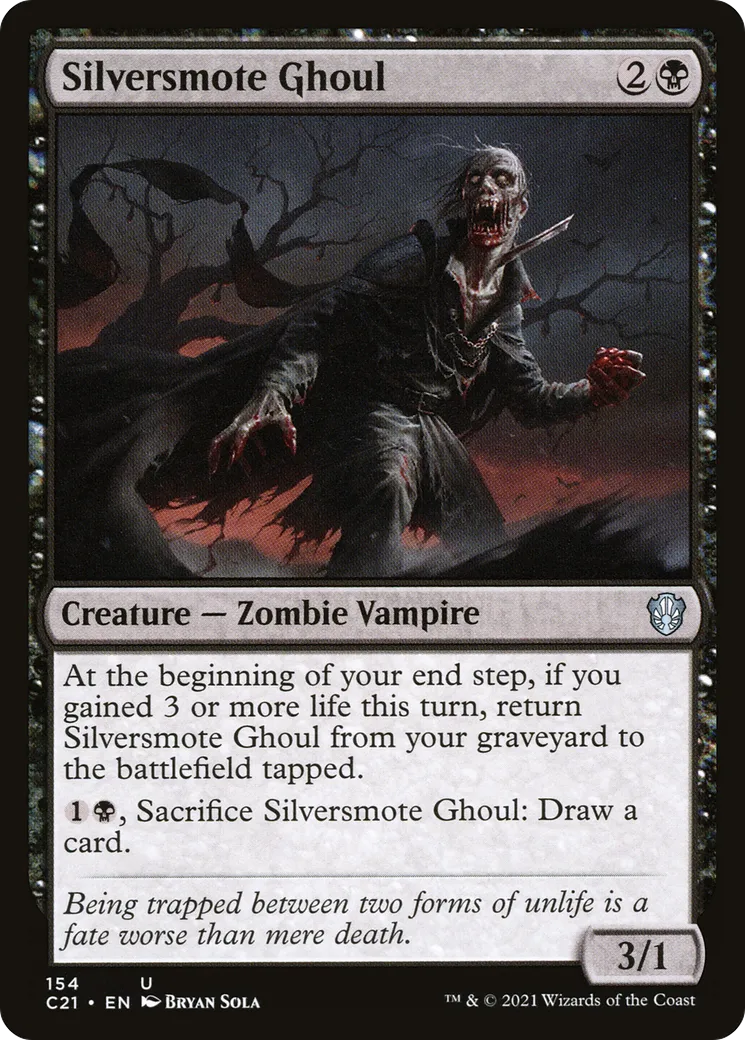 Silversmote Ghoul — Commander 2021 — Magic: The Gathering