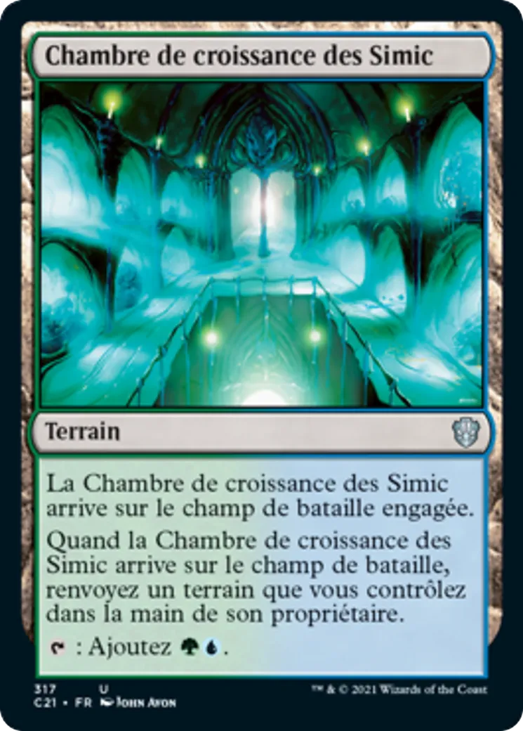 Chambre de croissance des Simic — Commander 2021 — Magic: The Gathering