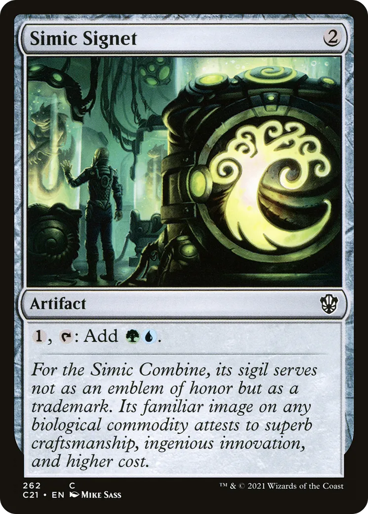 Simic Signet — Commander 2021 — Magic: The Gathering