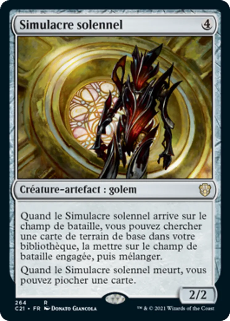 Simulacre solennel — Commander 2021 — Magic: The Gathering
