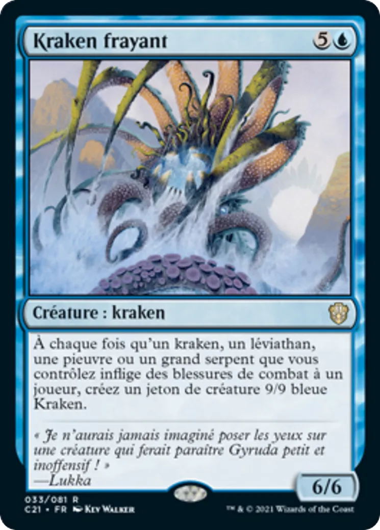 Kraken frayant — Commander 2021 — Magic: The Gathering