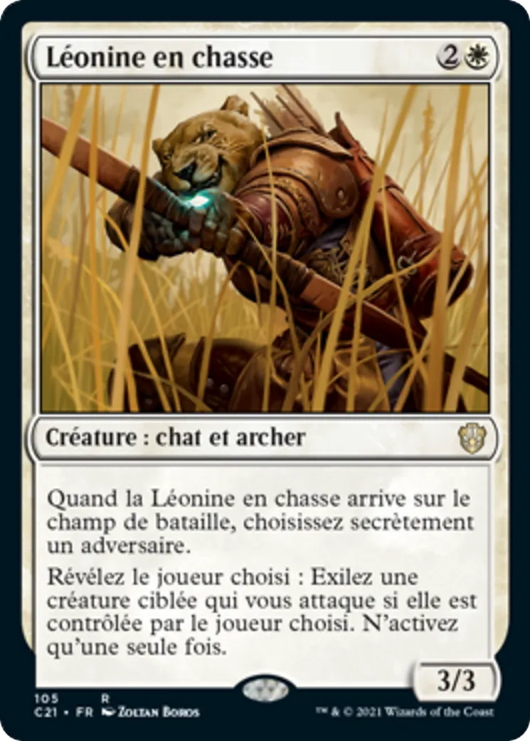 Léonine en chasse — Commander 2021 — Magic: The Gathering