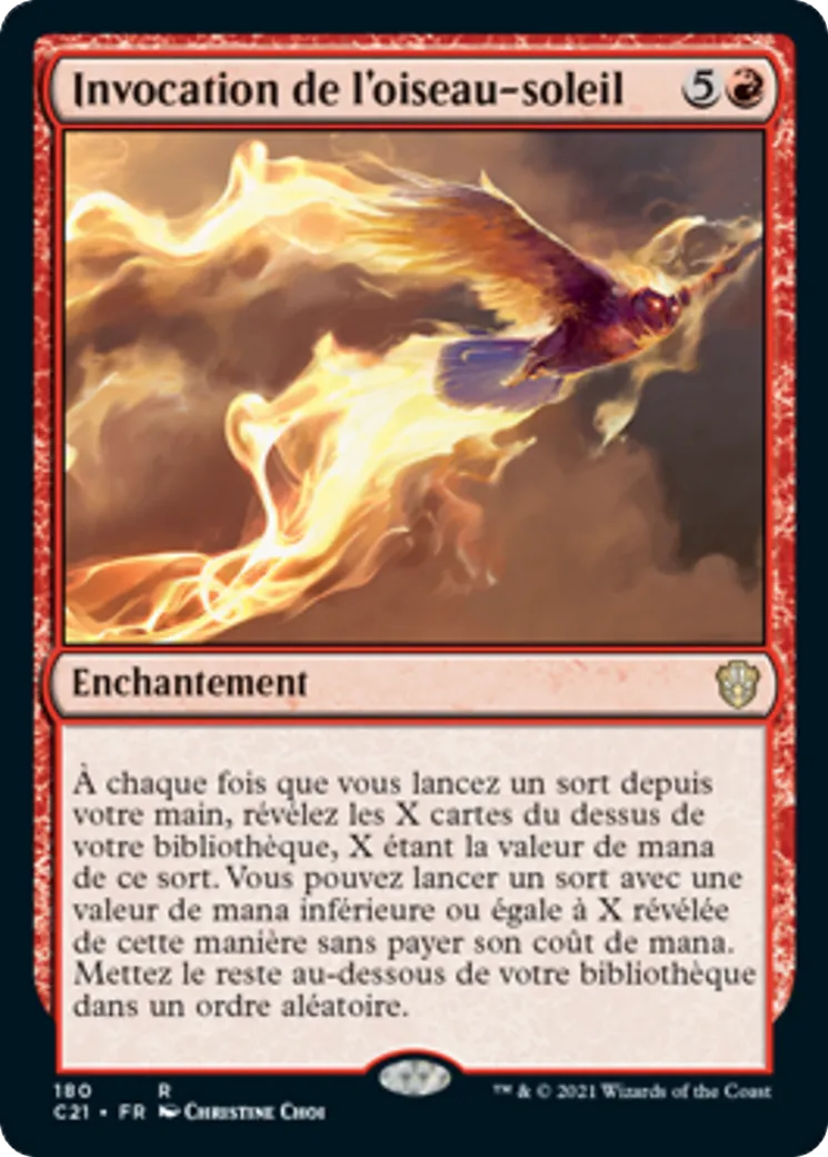 Invocation de l'oiseau-soleil — Commander 2021 — Magic: The Gathering
