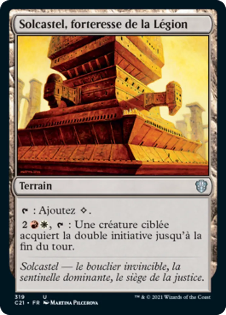 Solcastel, forteresse de la Légion — Commander 2021 — Magic: The Gathering