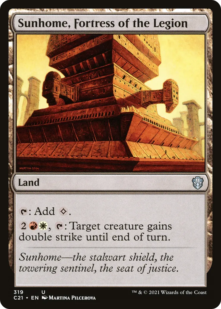 Solcastel, forteresse de la Légion — Commander 2021 — Magic: The Gathering