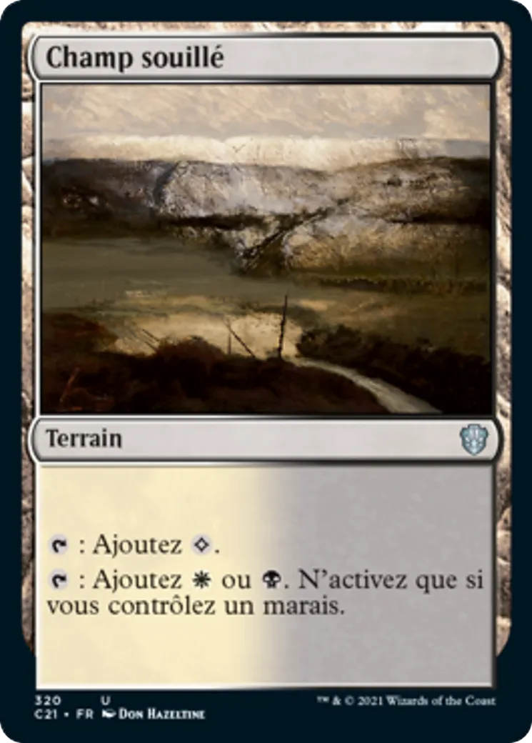 Champ souillé — Commander 2021 — Magic: The Gathering