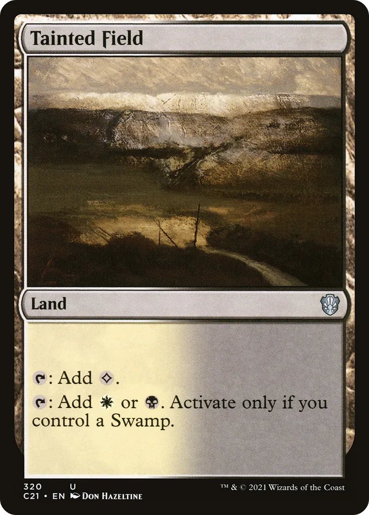 Tainted Field — Commander 2021 — Magic: The Gathering
